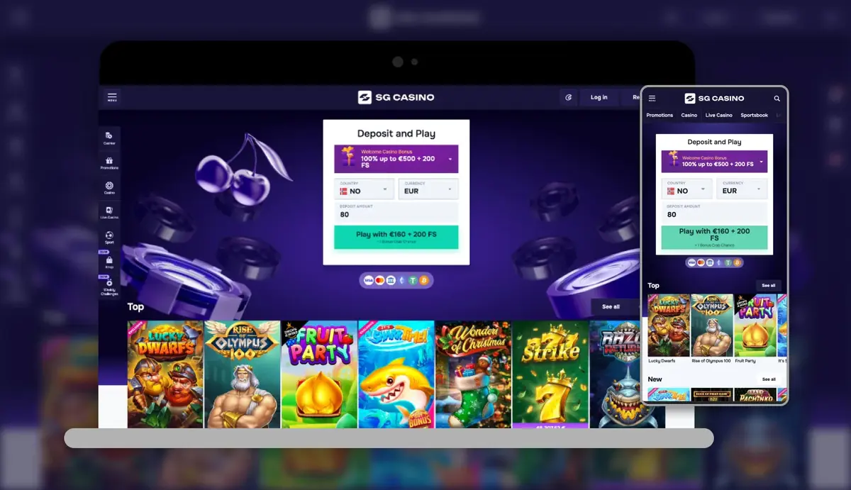 SG Casino screenshot